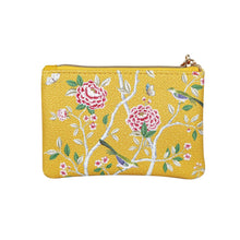 Load image into Gallery viewer, 'Peony Tree Marigold' Keychain Purse