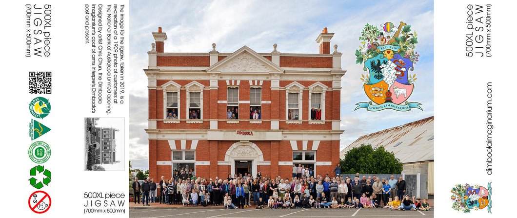 500XL Piece Jigsaw - Bank Opening Re-creation 2019